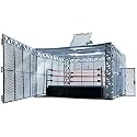 WWE Wrestling Ring Exclusive Hell in the Cell Cage Match with 2 Bonus Action Figures (Orton & Undertaker)