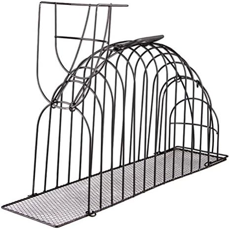 Crazystone's Double Door Cats Cage - Take a Shower Cage, Cat Injection, Anti Scratch or Bite, Recovery After Surgery, Wire Frame Plastic Handle (L56W14H29cm fits less 8.8pounds)