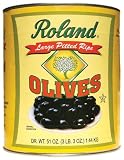 Review Roland  / Roland Large Pitted Ripe Olives, 48-Ounce Can (Pack of 2)