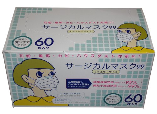 サージカルSPマスク（５０枚入）【米国Ｎ95規格相当】