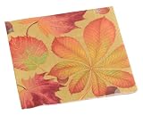 Caspari Golden Chestnut 2 Paper Cocktail Napkin Package in a Gift Box, Gold
