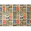 Rossi Italian Italian Postage Stamps Paper Decoupage Gift Wrap 20 by 28 inches
