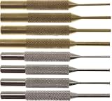 (SE) Punch Set, 8Pc 4 Brass 4 Chrome