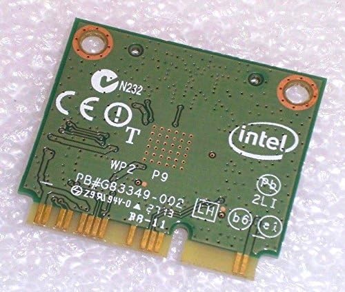 Mobile Options WiFi Wireless Intel Network 7260.HMWG.R Revised H/T Dual Band 2x2 AC+Bluetooth HMC SPS 717384-001 for HP laptops With Mounting Screws