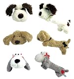 (Rosewood) Cudleez Dishy Hot Dog Toy 9" (assorted)