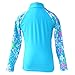 Kanu Surf Boy's Platinum Long Sleeve Rashguard, White, X-Small (6)