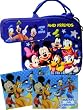 Cute Mickey Mouse Blue Lunch Box Matching Pencil Case & Foldres