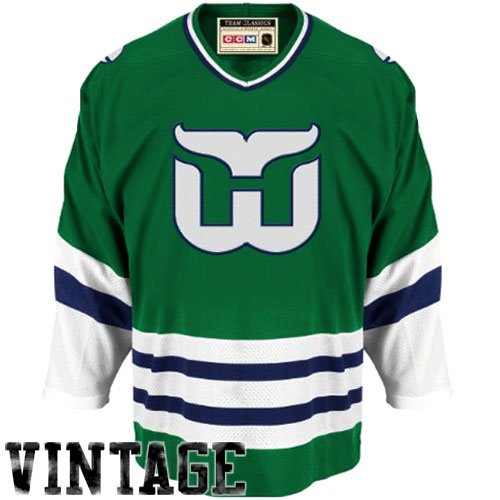 Hartford Whalers CCM Retro Green Premier Jersey