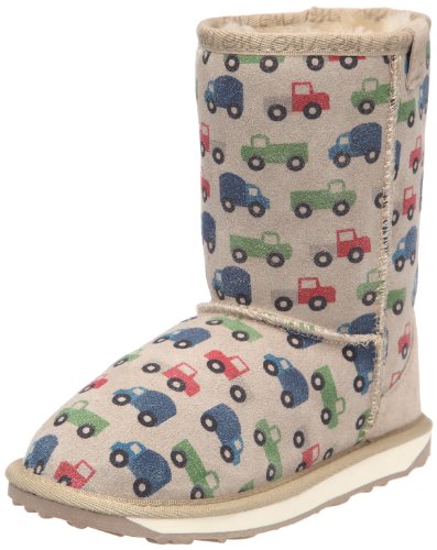 Emu Wallaby Lo Printed K10516, Unisex - Kinder Stiefel, Beige (sand), EU 27