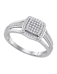 0.25CTW-DIA MIRO-PAVE RING