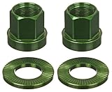 51SOjSDW3HL. SL160  The Shadow Conspiracy Alloy BMX Bike Axle Nuts   14mm   Green