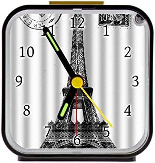 Laus Custom Custom Frech Paris Eiffel Tower City of Love Square Alarm Clock