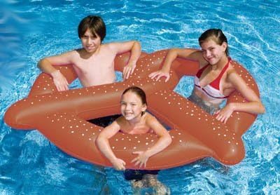 Swimming Pool 3 Kids Giant Pretzel Inflatable Float Toy