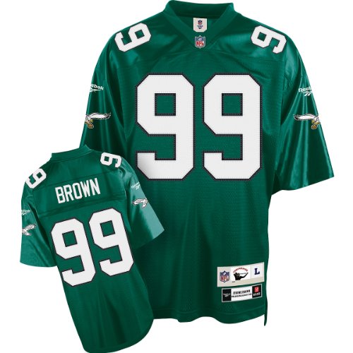 Reebok Philadelphia Eagles Jerome Brown Premier Throwback Jersey Large