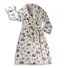 Sweet n Sassy - Girls Fleece Robe, Ivory
