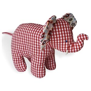North American Bear Calico Collection Elephant Squeaker