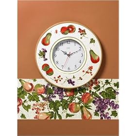 French Garden Wall Clock by Popular Home Collections