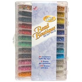 Bead Boutique Bead Box and Silver-Lined Seed Beads