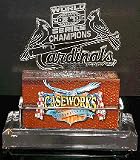 St. Louis Cardinals 2006 World Series Acrylic Business Card Holder with Gift Box