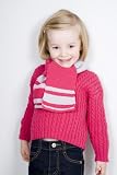 Beginners Knitting Kit Gift Set Scarf MillaMia Andrea Extrafine Merino Wool Colourway: Fuchsia and Putty Grey
