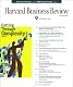 Harvard Business Review, November 2005