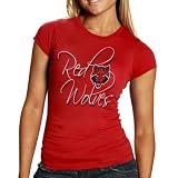 Arkansas State Red Wolves Ladies Red Script T-shirt