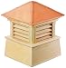 32" Handcrafted "Bristol" Copper Roof Wood Cupola