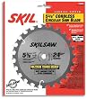 Skil 73524 5-3/8-Inch 24 Tooth ATB Saw Blade with 3/8-Inch Arbor