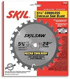Skil 73524 5-3/8-Inch 24 Tooth ATB Saw Blade with 3/8-Inch Arbor