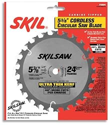 Skil 73524 5-3/8-Inch 24 Tooth ATB Saw Blade with 3/8-Inch Arbor
