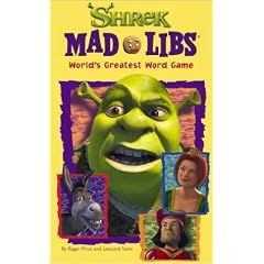 Shrek Mad Libs