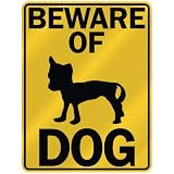 BEWARE OF  CHINESE CRESTED  PARKING SIGN DOG