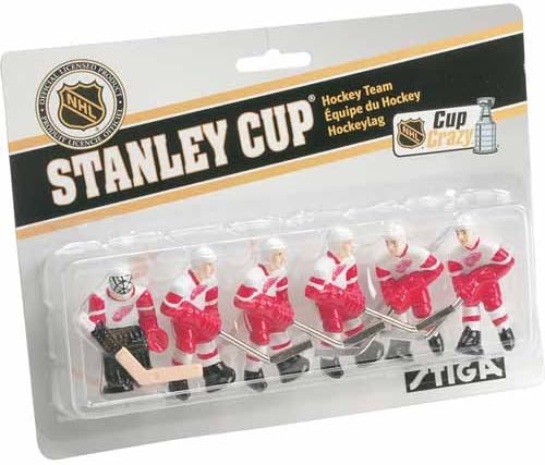 Stiga Detroit Red Wings Table Rod Hockey Players