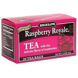 Bigelow Raspberry Royale Tea, 20-Count Boxes (Pack of 6)