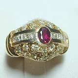 14K Ruby and Diamond Ring