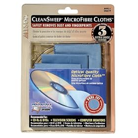 ALLSOP 26659 CleanSweep Microfiber Cleaning Cloths by Allsop