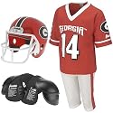 Franklin Sports 6976F06P3S Small Georgia Football Helmet / Uniform Set