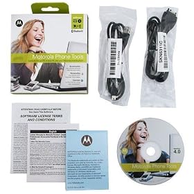 Motorola USB Mobile Phone Tool Version 4.0. Includes USB Cable and Software 98653 for Motorola Rokr E1 and V635 - Bulk Packing