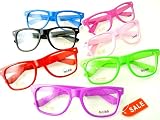 #1: DIE ORIGINAL NERD® Club Brille 100% Original CLEAR Set 5 Stück!