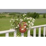 Terracotta Planter: Round Deck Design Fits 2 in x 4 in Rail by Apollo