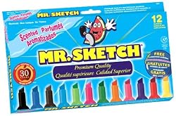 Sanford Mr. Sketch Assorted Scent Markers 12 Pack (20072)