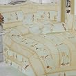 Ysela Bedding Palm Tree Print 7 Piece Bedding Set w/ Comforter