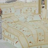 Ysela Bedding Palm Tree Print 7 Piece Bedding Set w/ Comforter