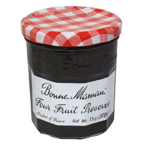 Bonne Maman Four Fruits Preserves, 13-Ounce Jars (Pack of 6) by Bonne Maman