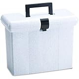 Oxford 41737 Portafile File Box, Letter, Plastic, 14-7/8 x 7-3/8 x 11-7/8, Granite