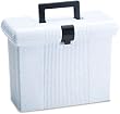 Oxford 41737 Portafile File Box, Letter, Plastic, 14-7/8 x 7-3/8 x 11-7/8, Granite