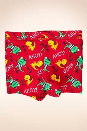 Frog & Anchor Print Swim Shorts