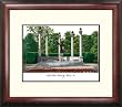 Ball State University Alumnus Alumnus 14x18 Mahogany Framed Collegiate Lithograph