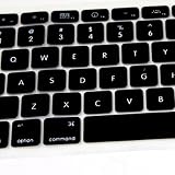 BLACK Silicone Keyboard Cover Skin for Macbook Pro 13