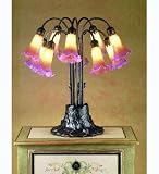 10 Light Tiffany Pondlily Table Lamp